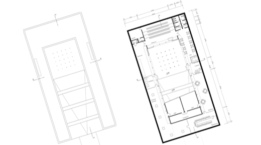 Roof and ground plan