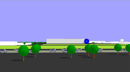 perspective from the motor-way