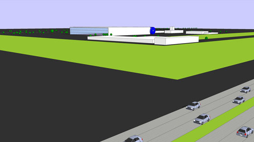 perspective from the motor-way